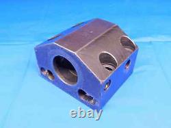 1 1/2 I. D. BORING BAR LATHE TURRET TOOL HOLDER BLOCK 45mm X 80mm BOLT PATTERN