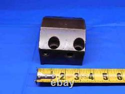 1 1/2 I. D. BORING BAR LATHE TURRET TOOL HOLDER BLOCK 45mm X 80mm BOLT PATTERN