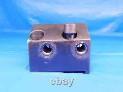 1 1/2 I. D. BORING BAR LATHE TURRET TOOL HOLDER BLOCK 45mm X 80mm BOLT PATTERN