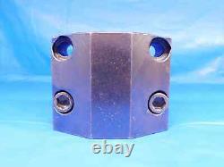 1 1/2 I. D. BORING BAR LATHE TURRET TOOL HOLDER BLOCK 45mm X 80mm BOLT PATTERN