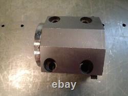 1-1/2 ID Bolt On CNC Tool Holder Block Doosan Puma 80mm x 55mm Bolt Pattern