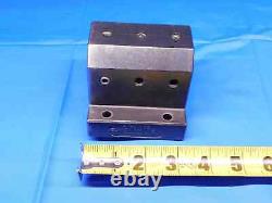 1 1/4 I. D. BORING BAR LATHE TURRET TOOL HOLDER BLOCK 50mm X 75mm BOLT PATTERN