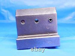 1 1/4 I. D. BORING BAR LATHE TURRET TOOL HOLDER BLOCK 50mm X 75mm BOLT PATTERN