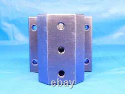 1 1/4 I. D. BORING BAR LATHE TURRET TOOL HOLDER BLOCK 50mm X 75mm BOLT PATTERN