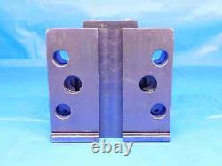 2 SLOT WIDTH LATHE TURRET TOOL HOLDER BLOCK 45mm X 80mm BOLT HOLE PATTERN CNC