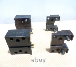 2 Square Cutting Turning /Index Tool Holder Blocks Lot of 4 CNC Lathe Okuma