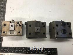 3 Lot CNC Lathe Turret Tool Holder Block Coolant Thru 1.75 ID 1-3/4