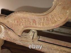 3 Vintage Fuller Brikarier / Goldblatt Brick Block Carrier Holder Mason Tool