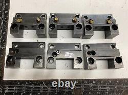 6 Pack CNC Lathe Turret Tool Holder Block Coolant Thru CNC Center Mill