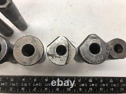 9 Lot 1 Tool Holders and Sleeves CNC Lathe Turret Block Reducers MT2 5/8 1.5