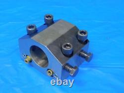 ABOUT 44mm I. D. LATHE TURRET TOOL BLOCK HOLDER 80mm x 45mm BOLT HOLE PATTERN