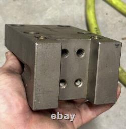 EUROTECH MT Biglia CNC Lathe Turning Tool Holder Turret Block 63 X 65 Static