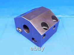 HAAS 1 I. D. BORING BAR LATHE TURRET TOOL HOLDER BLOCK 45mm X 80mm BOLT PATTERN