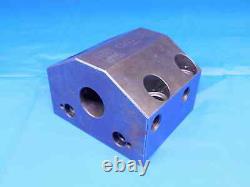 HAAS 1 I. D. BORING BAR LATHE TURRET TOOL HOLDER BLOCK 45mm X 80mm BOLT PATTERN