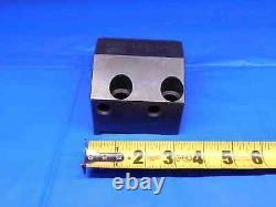 HAAS 1 I. D. BORING BAR LATHE TURRET TOOL HOLDER BLOCK 45mm X 80mm BOLT PATTERN