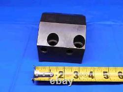 HAAS 1 I. D. BORING BAR LATHE TURRET TOOL HOLDER BLOCK 45mm X 80mm BOLT PATTERN