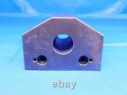 HAAS 1 I. D. BORING BAR LATHE TURRET TOOL HOLDER BLOCK 45mm X 80mm BOLT PATTERN