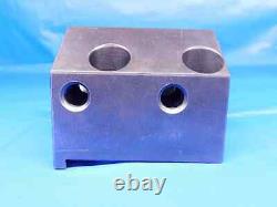 HAAS 1 I. D. BORING BAR LATHE TURRET TOOL HOLDER BLOCK 45mm X 80mm BOLT PATTERN