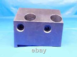 HAAS 1 I. D. BORING BAR LATHE TURRET TOOL HOLDER BLOCK 45mm X 80mm BOLT PATTERN