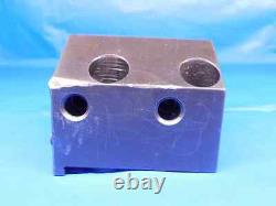 HAAS 1 I. D. BORING BAR LATHE TURRET TOOL HOLDER BLOCK 45mm X 80mm BOLT PATTERN