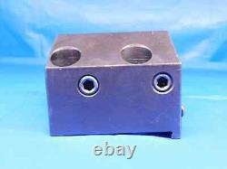 HAAS 1 I. D. BORING BAR LATHE TURRET TOOL HOLDER BLOCK 45mm X 80mm BOLT PATTERN