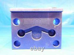 HAAS 1 I. D. BORING BAR LATHE TURRET TOOL HOLDER BLOCK 45mm X 80mm BOLT PATTERN