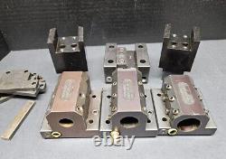 HARDINGE Tool Block & Boring Bar Holder Lot CS -21 25 31 Conquest 42 Machinist