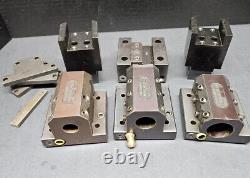 HARDINGE Tool Block & Boring Bar Holder Lot CS -21 25 31 Conquest 42 Machinist