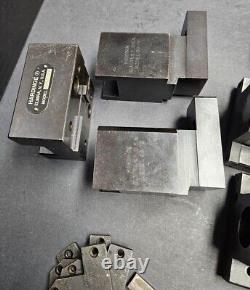 HARDINGE Tool Block & Boring Bar Holder Lot CS -21 25 31 Conquest 42 Machinist