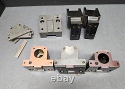 HARDINGE Tool Block & Boring Bar Holder Lot CS -21 25 31 Conquest 42 Machinist