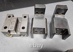 HARDINGE Tool Block & Boring Bar Holder Lot CS -21 25 31 Conquest 42 Machinist