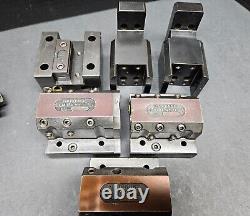 HARDINGE Tool Block & Boring Bar Holder Lot CS -21 25 31 Conquest 42 Machinist