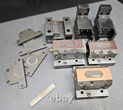 HARDINGE Tool Block & Boring Bar Holder Lot CS -21 25 31 Conquest 42 Machinist