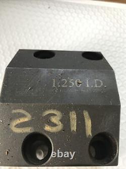 Haas 1.25 inch 1.250 ID Tool Block Boring Bar Holder