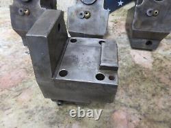 Ikegai Cnc Lathe Tooling Block Tool Holder 1.50 1.52 2.46 Lot Of 3 Pieces