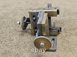 Lathe Holder Tooling Carriage Compound Sliding Vise Positioner Block Brass CNC