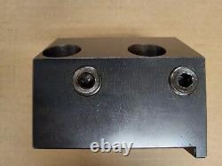 Lathe Tool Block For Okuma LB-15 Lathe, 1.5 ID, 45mm x 80mm Bolt Pattern