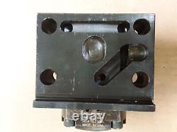 Lathe Tool Block, For Okuma LB-15 and LU-15, with Valenite VM40-QLFN-25 Adapter