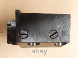 Lathe Tool Block, For Okuma LB-15 and LU-15, with Valenite VM40-QLFN-25 Adapter