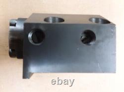 Lathe Tool Block, For Okuma LB-15 and LU-15, with Valenite VM40-QLFN-25 Adapter