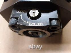 Lathe Tool Block, For Okuma LB-15 and LU-15, with Valenite VM40-QLFN-25 Adapter