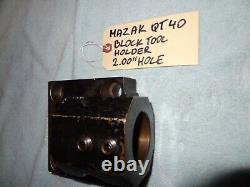 Mazak Qt40 Block Tool Holder 2.00 Hole