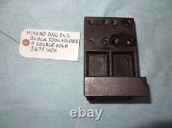 Miyano Bnc 34s Double Hole 1.00 Block Tool Holder 5w78410a