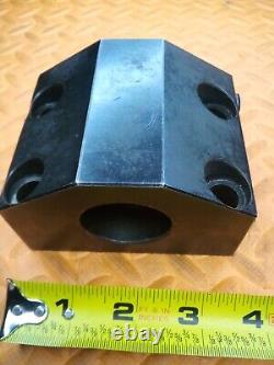 OKUMA 1 1/2 I. D. Turret Lathe Tool Holder Tooling Block 80mm X 45mm BHP 1.50