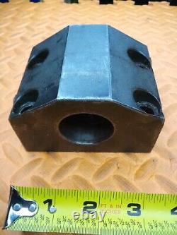 OKUMA 1 1/2 I. D. Turret Lathe Tool Holder Tooling Block 80mm X 45mm BHP 1.50