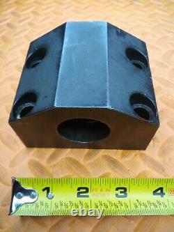 OKUMA 1 1/2 I. D. Turret Lathe Tool Holder Tooling Block 80mm X 45mm BHP 1.500