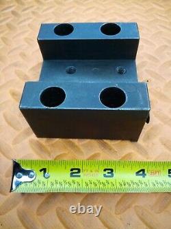 OKUMA 1 Sq (2 slot) Lathe Turning Tool Holder Tooling Block 80mm X 45mm BHP 1