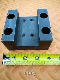 OKUMA 1 Sq (2 slot) Lathe Turning Tool Holder Tooling Block 80mm X 45mm BHP 1