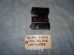 Okuma Block Tool Holder 1.00cutter Shank