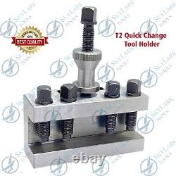 T2 Quick Change Tool Post Dixon Type Lathe 26mm Set-2PC Holders with Main Block